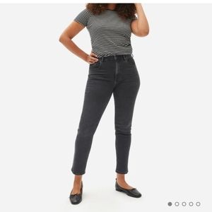 Everlane high rise straight leg jeans